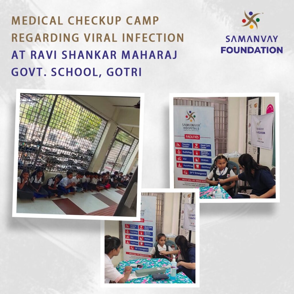 Medical Checkup Camp - Ravishankar Maharaj Govt. School, Gotri