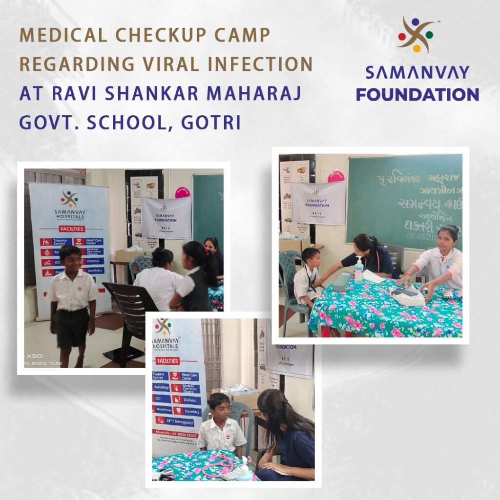 Medical Checkup Camp - Ravishankar Maharaj Govt. School, Gotri
