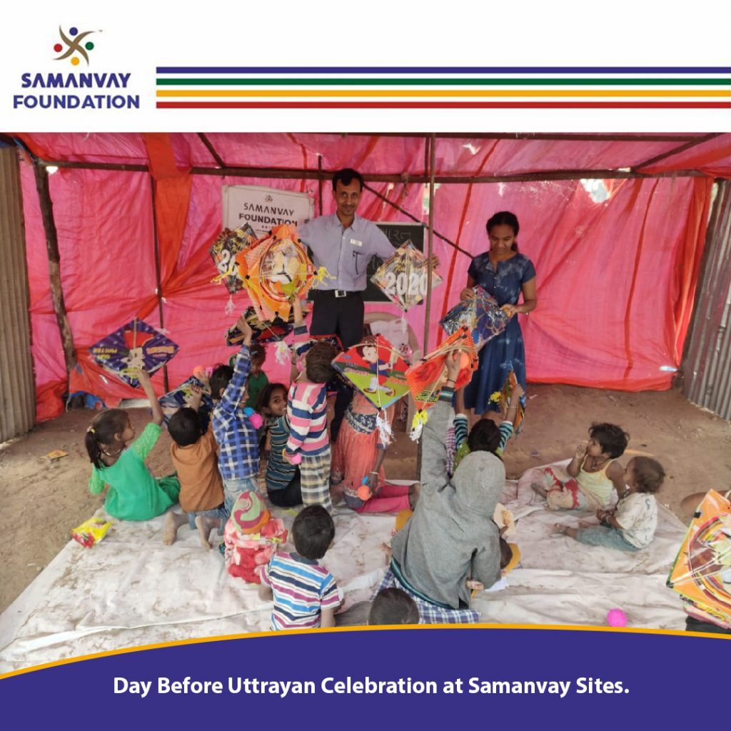 Day Before Uttarayan Celebration at Samanvay Sites