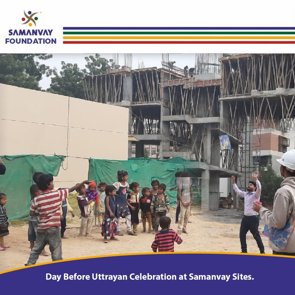 Day Before Uttarayan Celebration at Samanvay Sites