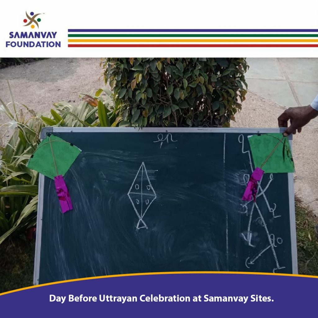 Day Before Uttarayan Celebration at Samanvay Sites